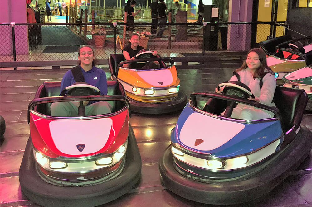 fun spot bumper cars